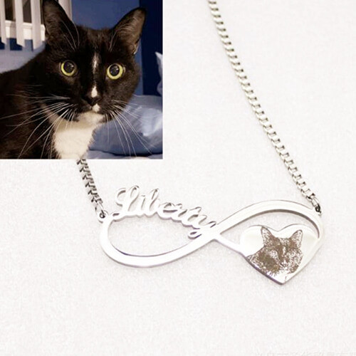 personalized pet photo jewelry vendors cat photo necklace bulk wholesale dog picture pendant supplier